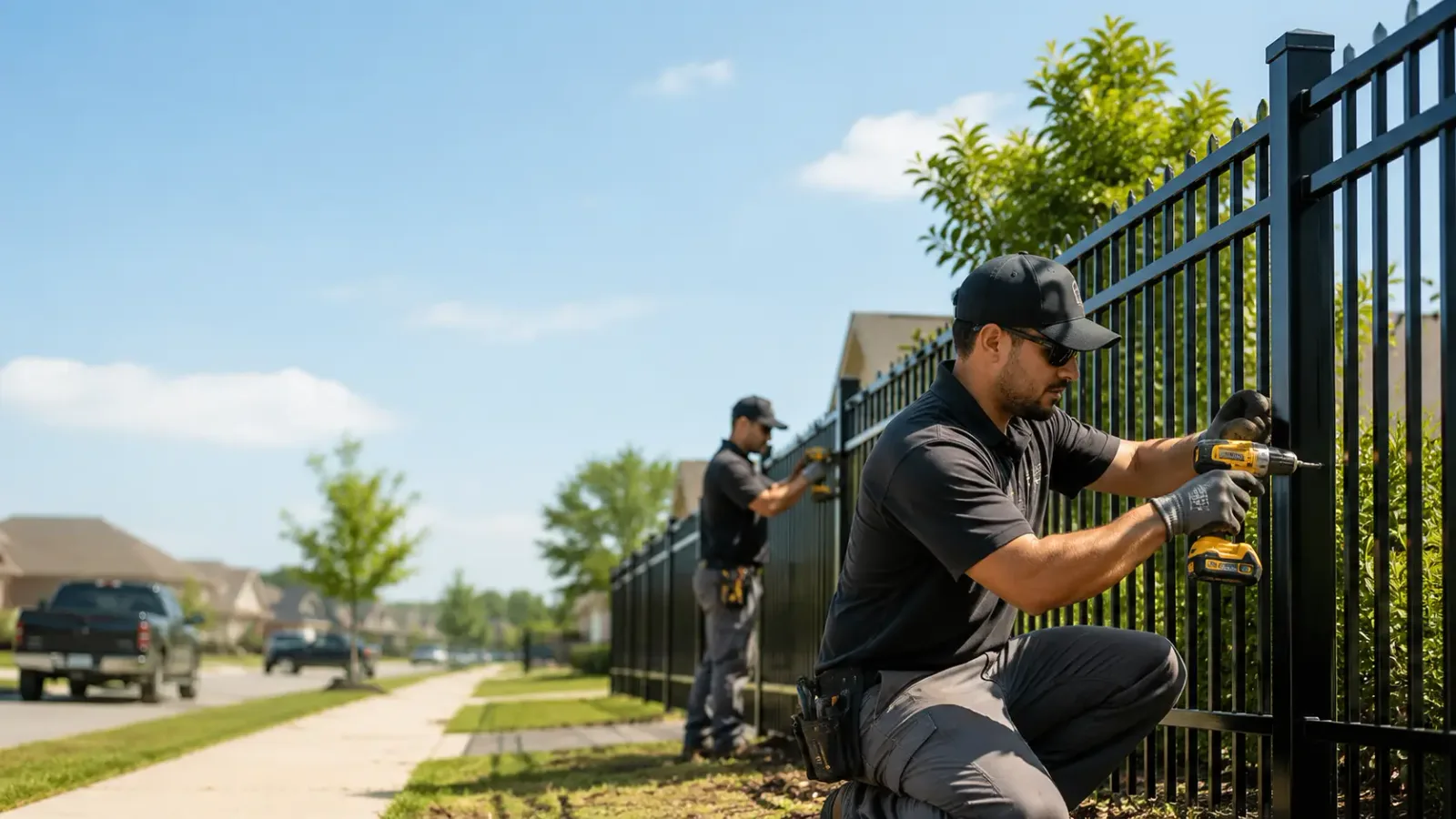 Metal Fence Installation in Amelia, OH